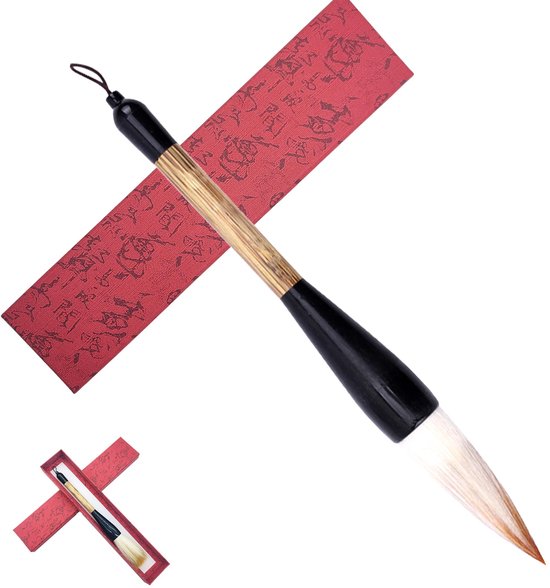 Solidchoice - Professionele Chinese Kalligrafie Borstel met Opbergdoos