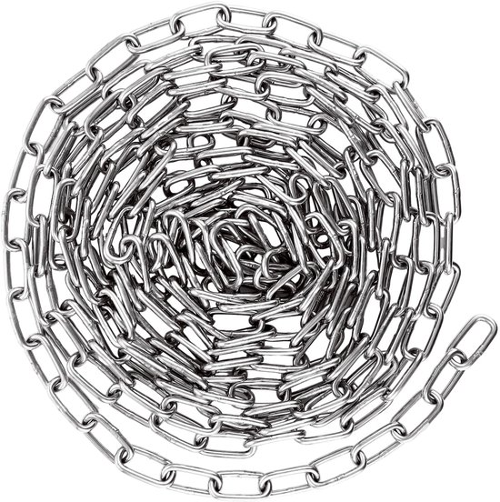 Solidchoice - Roestvrijstalen Ketting 4 mm - 6 Meter Voor Hangstoelen en Bokszakken
