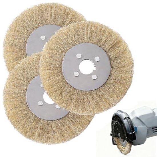 Solidchoice - Set van 3 Draadborstels voor Multibrush 110mm
