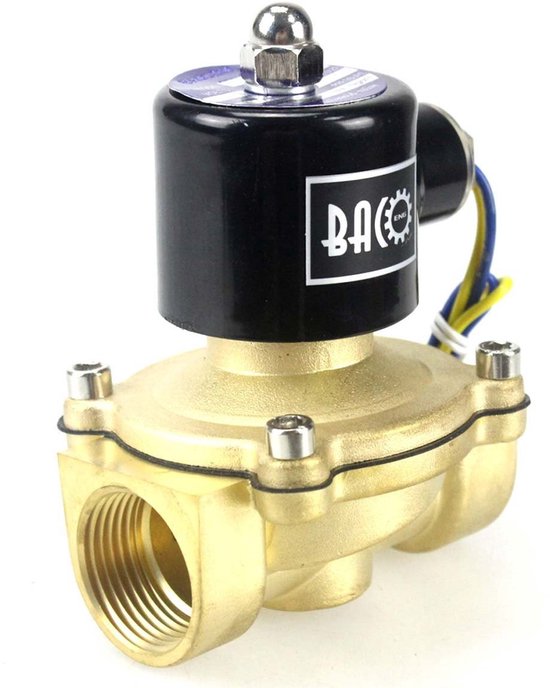 Solidchoice - Stainless Steel Elektrische Solenoïde Ventiel voor Water en Gas