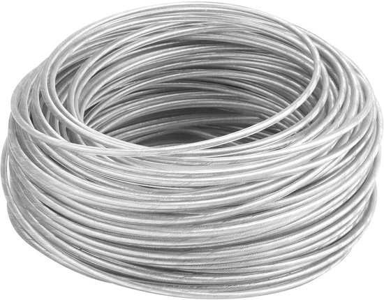 Solidchoice - Stevige Trimmerdraad van Staal 2.4mm x 30m voor Grasmaaiers van Solidchoice