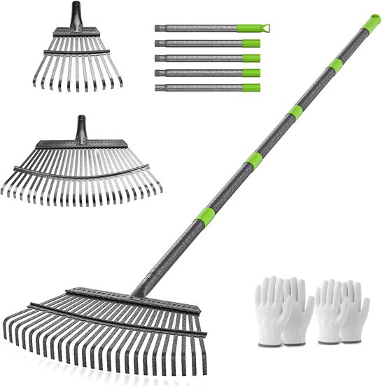Solidchoice - Tuinhark voor Bladeren met 25 + 11 Tanden