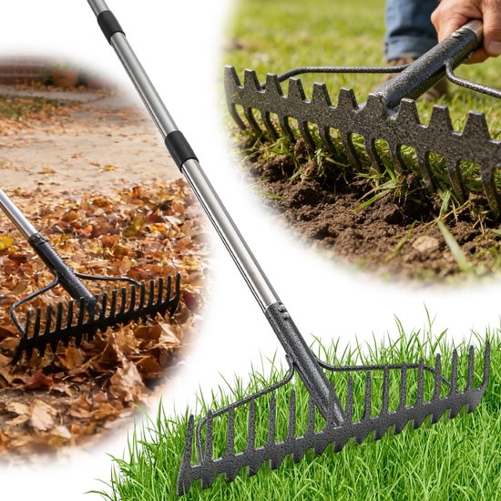 Solidchoice - Zilveren Tuinhark van 195 cm