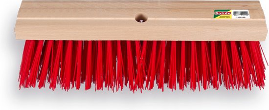 SOLIDE Straatbezem 35 cm rood PPN van Solide