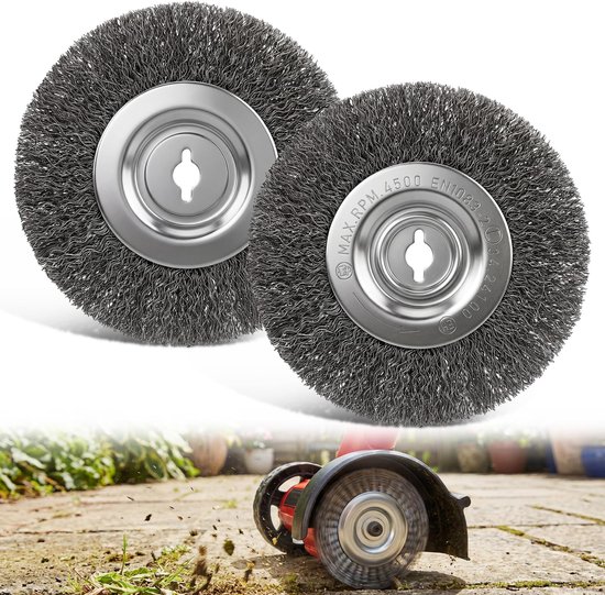 SolidKeus - 2-Pack Premium Roestvrijstalen Borstels voor Kitreinigers
