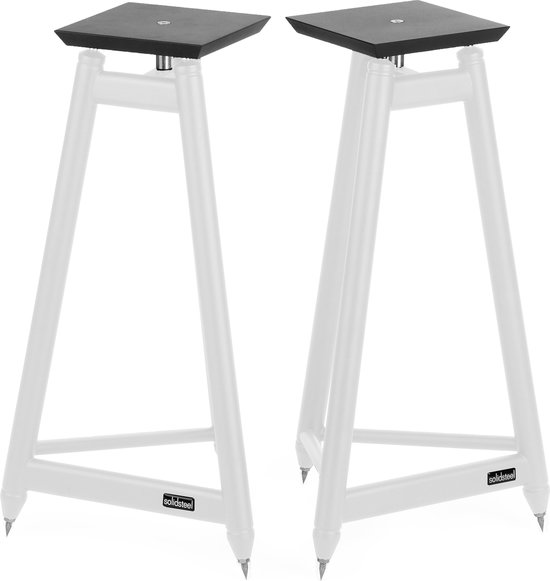 SolidSteel SS-6 boekenplank speakerstandaard (wit) van SOLID