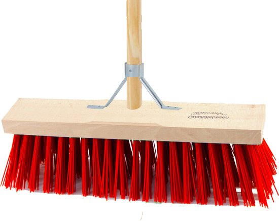 Sorex Bezem buiten - 40 cm - steel 120 cm - incl. stokhouder - harde bezem - straatbezem van Sorex