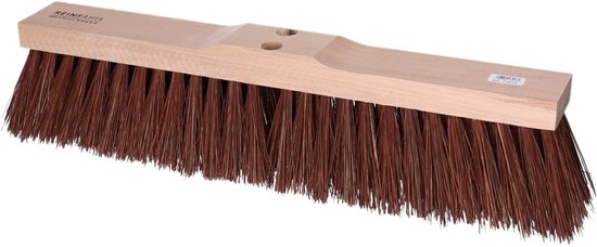 Sorex Straatbezemkop Bassin - hout - breed 60 cm - harde natuurlijke vezels - buitenbezem - luxe kwaliteit van Sorex