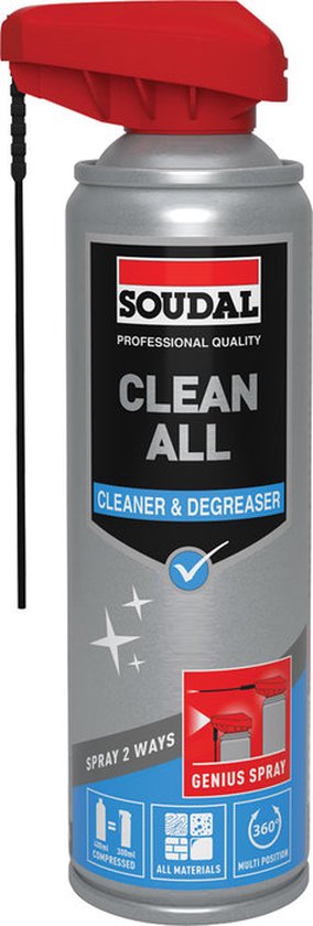 Soudal Clean All Genius Spray 300ml van Merkloos	