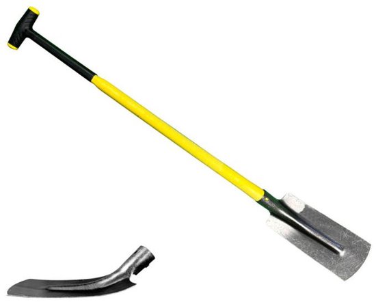 Spade Met 110Cm Fiber T-Steel van Merkloos	