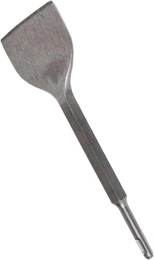 Spade voor klei - Beton schraper - Grond bewerken - Ultradunne rand - 75 mm breed - Zilverkleurig