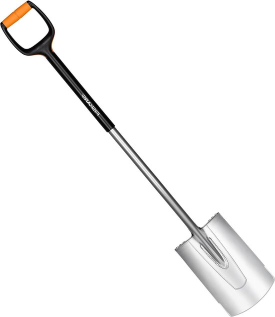 Spade voor zachte bodems 120 cm - Fiskars tuingereedschap met glasvezelversterkte steel van Fiskars