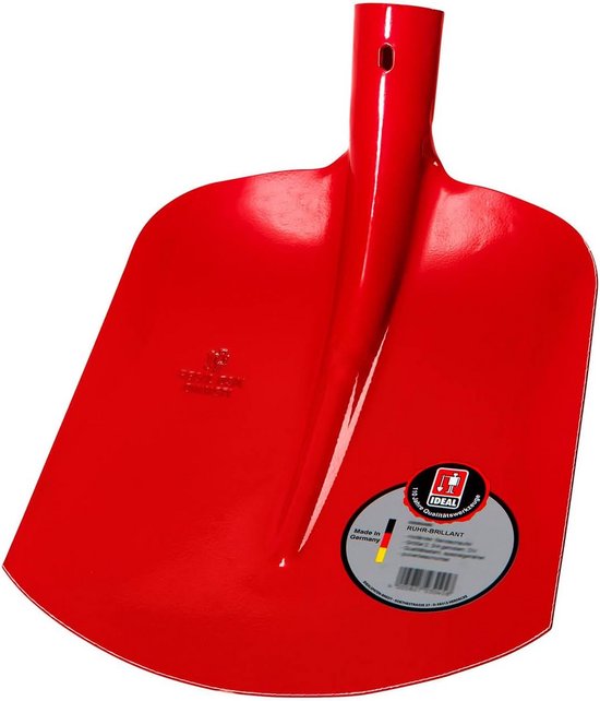 Spade zandschep 300 x 250 mm - Rood gepoedercoat en oliegehard van Topex