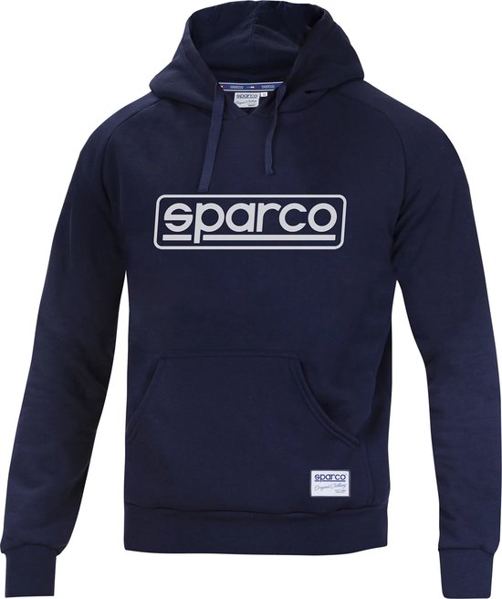 Sparco FRAME Hoodie - Comfortabele en Stijlvolle Hoodie voor Heren - XL - Marineblauw van Sparco