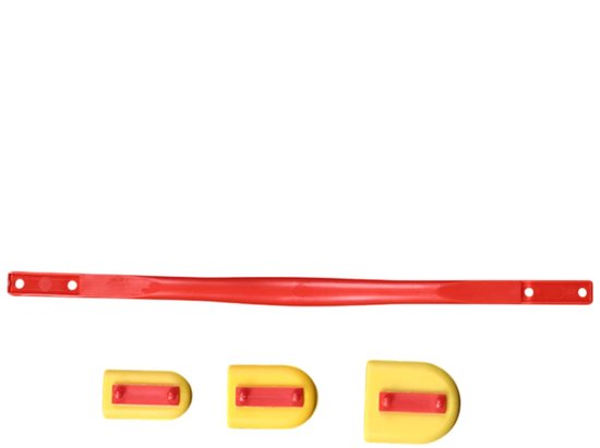 Spatelgereedschap Set - Voegenkrabber Afwerker - Tegelwerk Afwerking - Duurzame PU/TPR Materiaal - 1 cm dik van Merkloos	