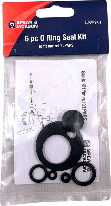 Spear & Jackson Drukspuit Ringen 2L set van 6 - Drukspuiten - Ringen onderdelen - Druksproeier - Onkruidverdelger - Sproeier - Drukspuiten - drukspuit zuurbestendig - drukspuit zuur