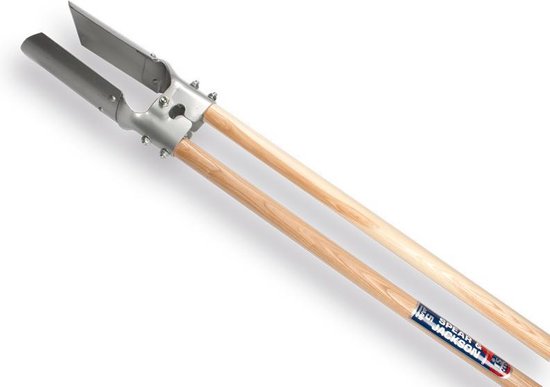 Spear & Jackson Palenzetter - Palenboor - Jumbo - Grondgatheffer met houten handvat - Grondboor -Met twee Essenhout stelen van Spear & Jackson