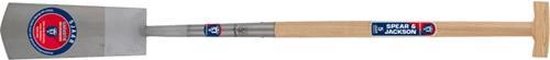 Spear & jackson Spear & Jackson Draineerspades met steel en T-handvat gepolijst 914mm 327 x 127 x 108mm van Spear & Jackson