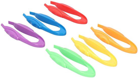 Speelgoed Pincet voor Kinderen - 6 Stuks Pincet voor Outdoor Exploratie - Observatie en Vangst Clip voor Vroege Vaardigheidsontwikkeling van HOGOKIDS