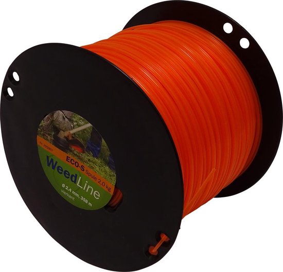 Spekking Maaidraad - draad 2,4 mm - rond - spoel 388 m - Maaidraad voor bosmaaier - Trimmerdaad - Trimdraad - Grastrimmer van Spekking