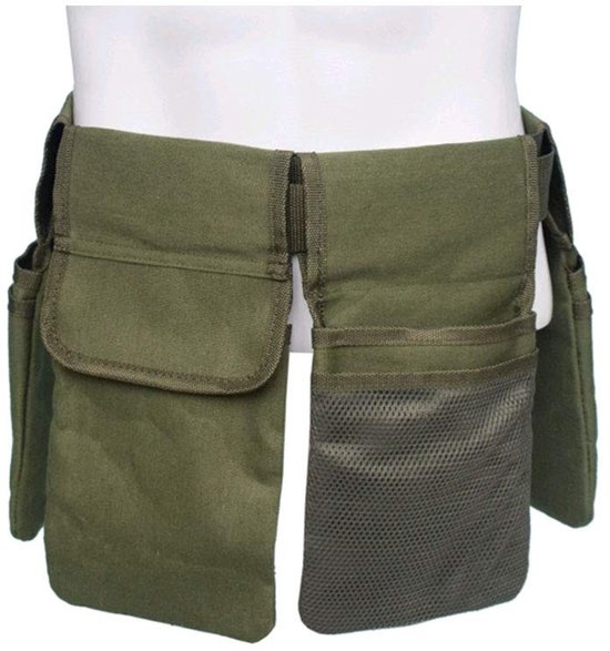 SPHProducts - Tuingereedschap opbergtas - Tuin accessoires - Stevige heupband - Groen - Verstelbaar - Geschikt voor tuinieren - M