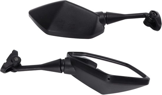Spiegels Er6F Spiegels Zwart Paar Motorfiets Achteruitkijkspiegels Links Rechts Vervanging Voor Cbr600Rr Cbr600 F4 F4I Cbr1000Rr Cbr250R - Motoraccessoires - Motoronderdelen van Merkloos	