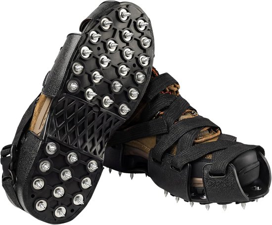 Spike Schoenen voor Harscoatings, Epoxyvloeren, Overlays en Dekkingen Installatie - Spike Schuurschoenen, IJsijzers, Zwart（38-45） van Merkloos	