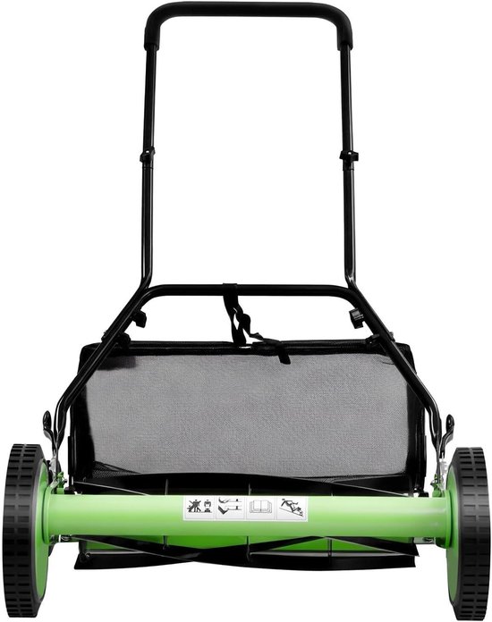 Spindelmaaier - Handgrasmaaier - Gazon Onderhouden - Scherpe Messen - 50.8 cm - Groen