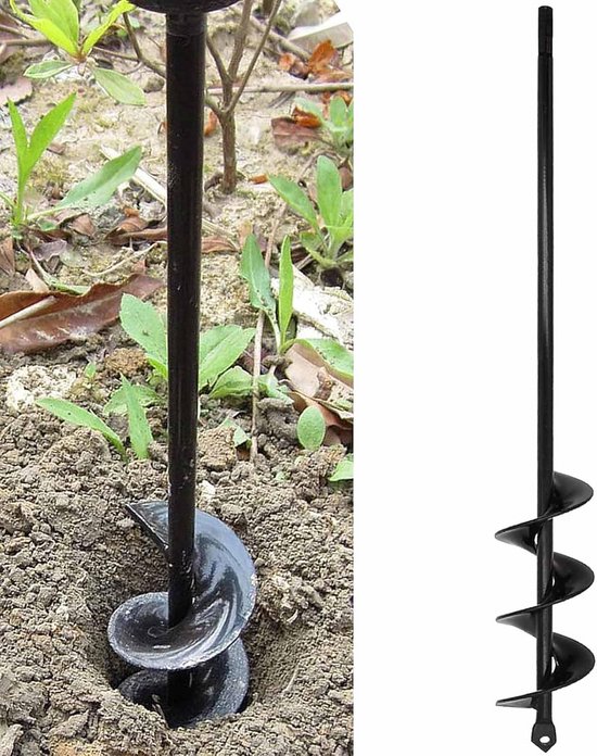 Spiraalboor voor Tuin en Grond: Eenvoudig Gaten Boren voor Planten en Palen van Merkloos	