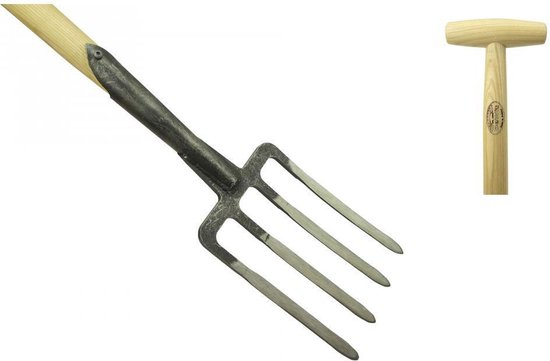 Spitvork  / compostvork 4 tands Dewit van DeWit