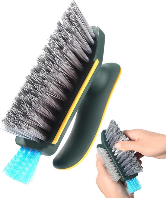Spleet Reinigingsborstel - Voegenschrobber - Badkamer Schoonmaken - Harde Haren - 15 cm Lengte - Meerkleurig