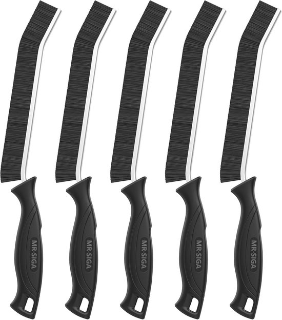 Spleetborstel voor effectieve reiniging - Multifunctionele voegenborstel voor badkamer, keuken en meer - 5 stuks van Nirox