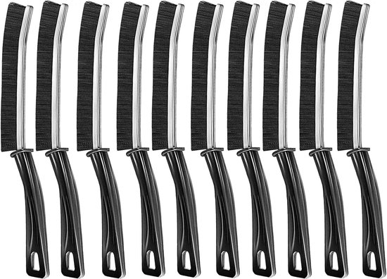 Spleetreinigingsborstelset - Borstelset 10 stuks - Nylon Borstelharen - Voor Keuken, Badkamer en Ramen