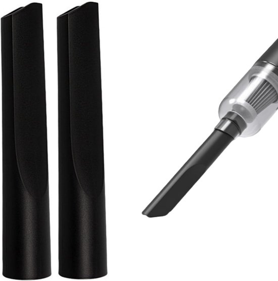 Spleetzuigmond 20 cm lang - 2 stuks universele spleetzuigmonden - stofzuigeropzetstuk voor voegen en scheuren - geschikt voor stofzuigers met aansluitdiameter 32 mm van NEDIS