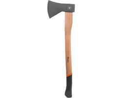 Splijt bijl - Houthakker bijl - Hout kloven - Gekwalificeerde veiligheid - 91 cm lengte - Grijs oranje