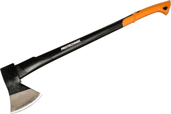 Splijtbijl Kloofhamer - Houtbijl Universeel - Hout Kloven - Glasvezelsteel - 900 mm - Zwart/Oranje