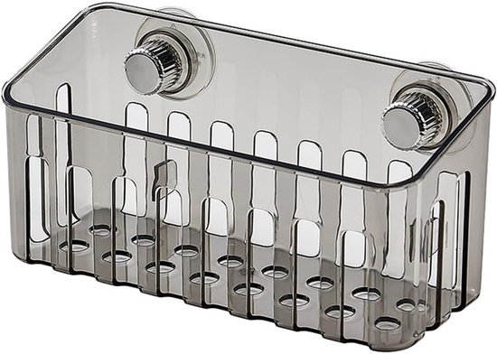 Spoelbak Spons Houder - ABS Zuignap Sink Caddy Organizer voor Keuken Aanrecht - Spons, Zeep, Afwasborstel, Scrubber, Gootstenen Caddy van Merkloos	