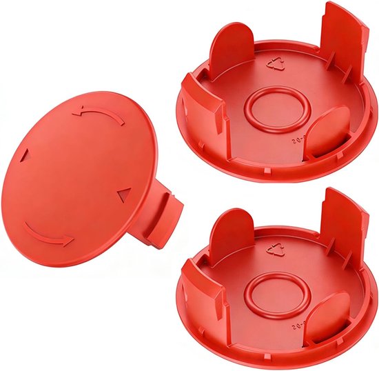 Spoeldeksel - 3 stuks - geschikt voor Bosch 1600A00X61/1600A00DU0 - Grasmaaier Trimmerlijnafdekking