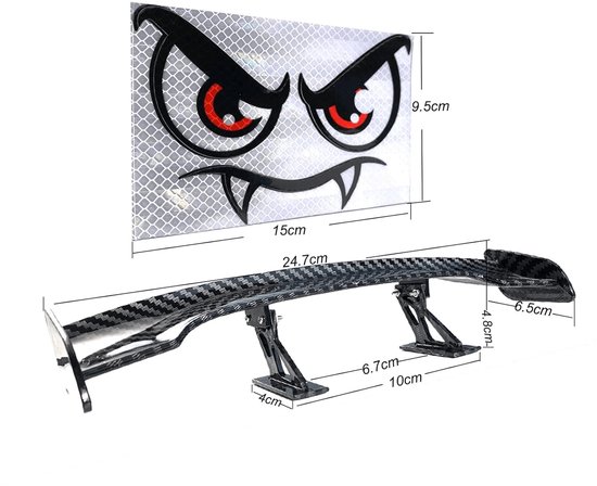 Spoiler en ogen(A) voor robotmaaier van Merkloos	