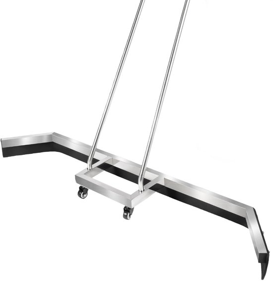 Sportveld bezem - Water - Voor basketbal-, tennis- en badmintonbanen - Brede waterpusher voor efficiënte reiniging - Geschikt voor parkeerplaatsen van Merkloos	