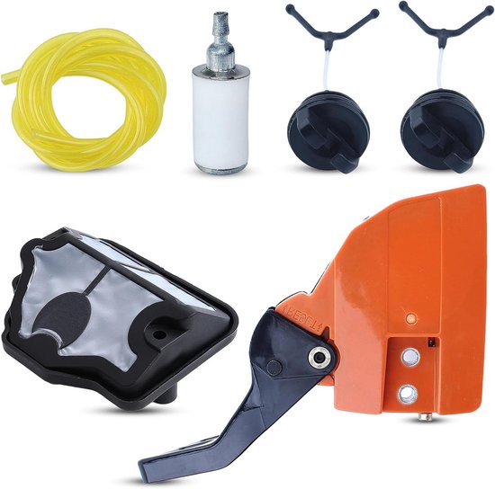 Sprocket Koppeling Side Cover Ketting Remhandvat Kit voor Husqvarna 142 141 137 136 kettingzaag 530054802 544097901 van Merkloos	