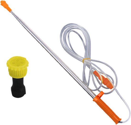 Spuitstang Verlengstuk - Watersproeier Stok - Planten Besproeien - Telescopisch Uitschuifbaar - Tot 250 cm - Zilver