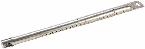 Staafbrander - Brandbrander Grill - BBQ Reparatie - Verstelbare Lengte - 31-445 cm - Chroom van Merkloos	