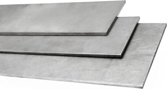 Staal Plaatstrips - Metaal Strips - Industriële Toepassingen - Hoge Sterkte - 45x1.5mm 0.5m van Merkloos	