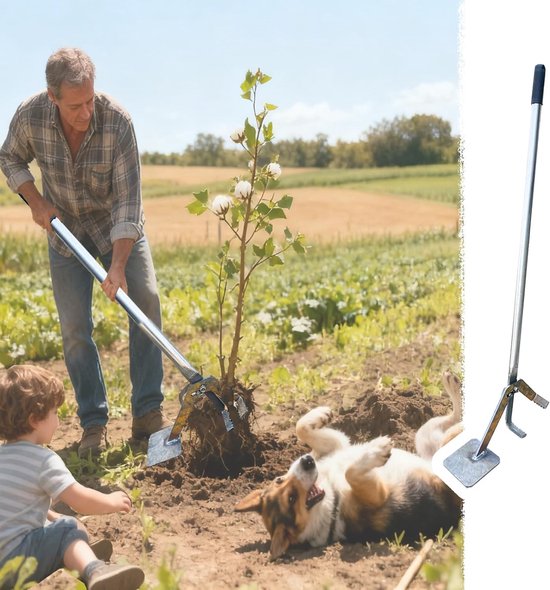 Staande Boomverwijderaar - Worteltrekker Handgereedschap - Onkruid Verwijderen - Staand Werken - 92 cm - Niet gespecificeerd