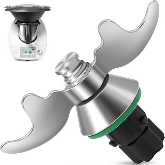 Stainless Steel Dough Kneading Knife - Vervangingsaccessoires voor TM7 TM6 - Geen deegresten - Snelle reiniging van het TM5-mes van Merkloos	