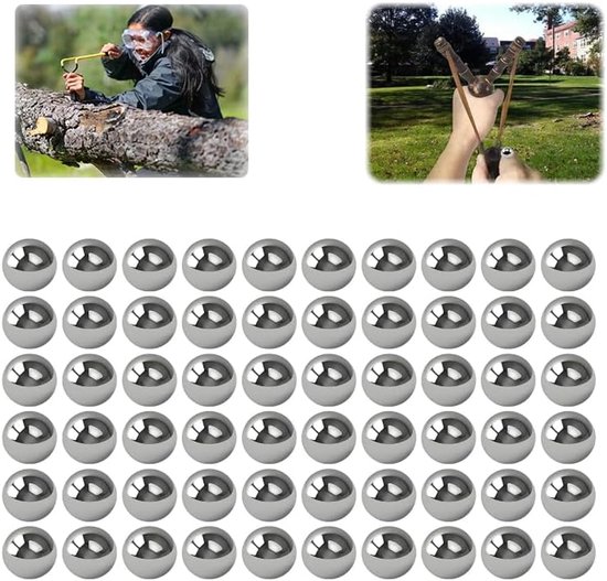 Stalen ballen - massief ijzeren ballen - 200 stuks Ø 7 mm van Merkloos	