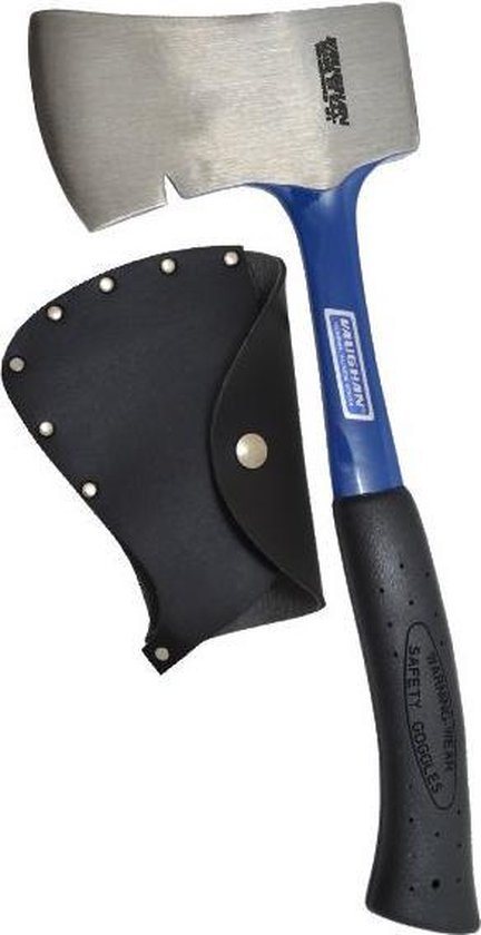 Stalen bijl met anti-slip handvat van Merkloos	