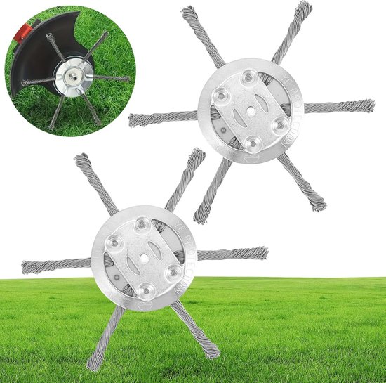 Stalen borstels voor grastrimmer - Universele accessoires voor onkruidbestrijding