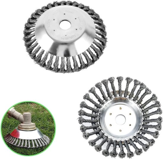 Stalen Onkruidborstel - Effectieve Onkruidverwijdering - 2 stuks - 150 x 25,4 mm van MAX Tools